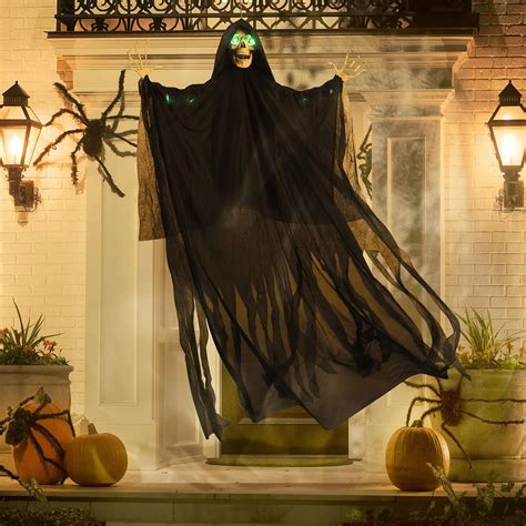 Buy Wbhome Halloween Animated Prop 6ft Life Size Hanging Grim Reaper
