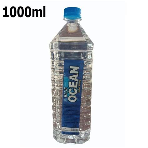 Bottles 7 1000ml Blue Ocean Filled Packaged Drinking Water Bottle At Rs