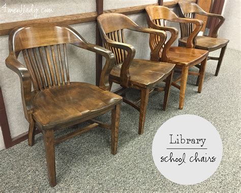 Vintage Library Chairs