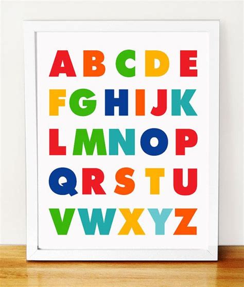This Item Is Unavailable Etsy Abc Poster Alphabet Poster