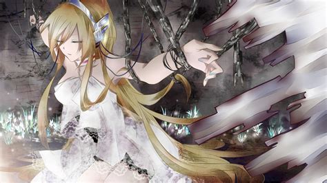 Anime Girl Locked In Chains Mystery Wallpaper