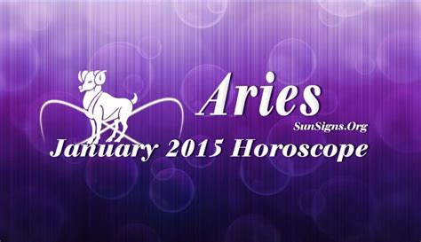 January 2015 Aries Monthly Horoscope Sunsignsorg