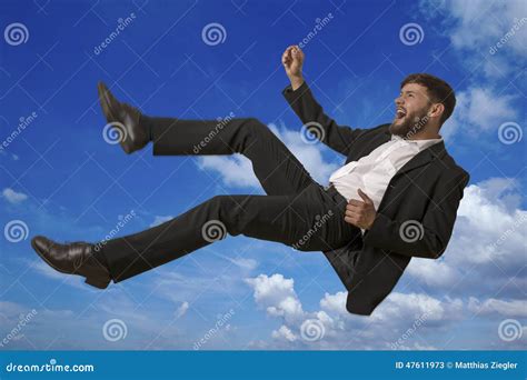 Man Falling From Sky