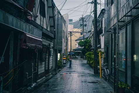 Japanese Rain Wallpapers On Wallpaperdog