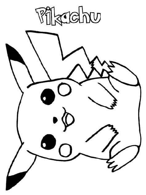 Pikachu ausmalbilder
