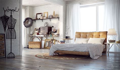 21 Industrial Bedroom Designs Decoholic