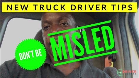 New Truck Driver Tips Trucking Advice Truck Driver Pay Trucking