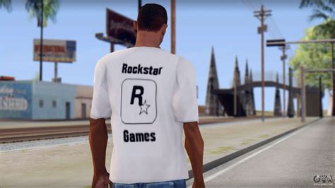 Rockstar games was founded in 1998 by sam and dan houser, terry donovan, jamie king and gary foreman. Rockstar Games White T-Shirt for GTA San Andreas