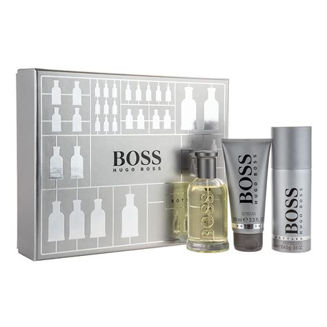 Hugo Boss Boss Bottled For Men Eau De Toilette 100ml 3 Piece Gift Set