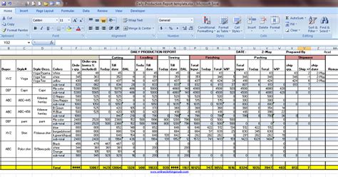 This is a file extension for a spreadsheet file format. Daily Production Report Excel Template (Free Download ...