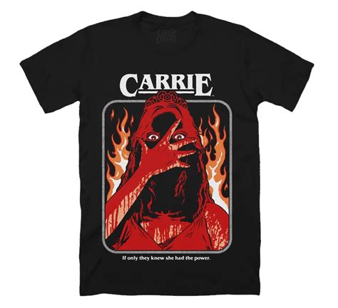 CARRIE - HORROR NOVEL T-SHIRT | Horror tshirts, Horror ...
