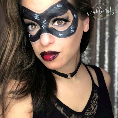 Catwoman Full Senegence Face Costume Makeup Onyx Shadowsense As Mask