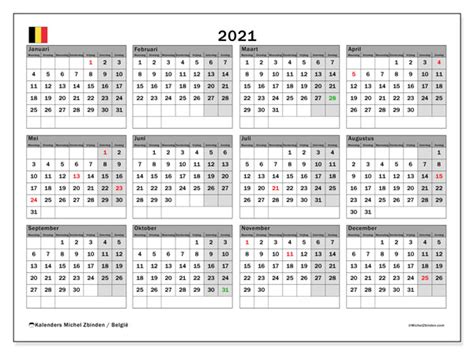 Di situs ini, kita bisa membuat dan mencetak kalender indonesia 2021, lengkap dengan libur nasional dan tanggal merah. Kalender 2021, België - Michel Zbinden NL