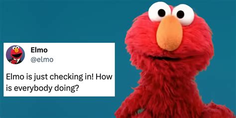 Elmo Asked How People Are Doing And Turns Out Nobodys Ok