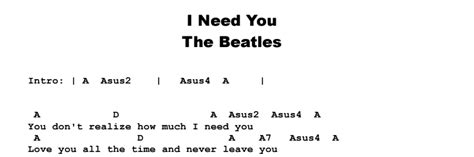 The Beatles I Need You Guitar Lesson Tab Chords Jerry S Guitar Bar
