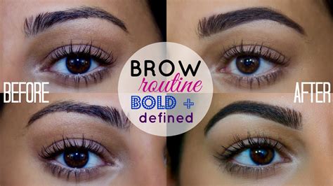 Eyebrow Routine Bold And Defined Brows In Depth Talk Through Youtube