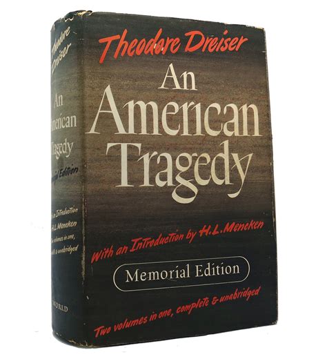 An American Tragedy Theodore Dreiser Memorial Edition
