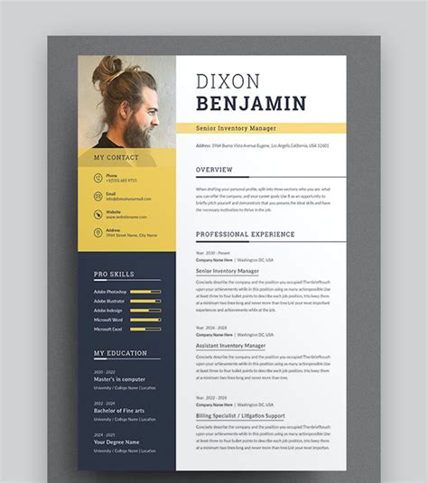 Acme, open sans, open sans light. Download 27+ View Resume Template Word Free Download ...