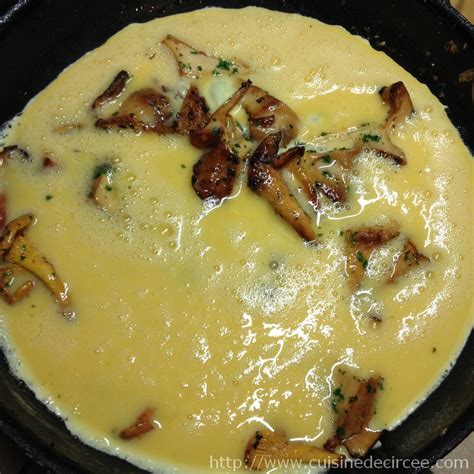 Omelette aux girolles 02