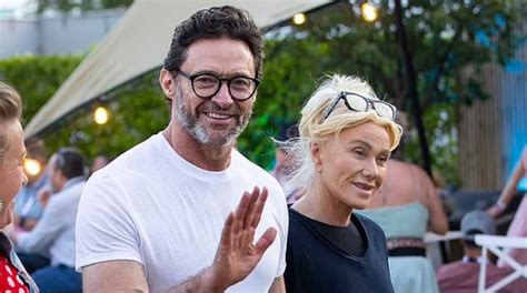 ‘wolverine Star Hugh Jackman Wife Deborra Lee Furness Step Out In Rare Public Appearance