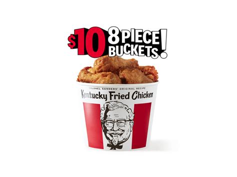 KFC Offers New 10 8 Piece Buckets Deal Online And In The App Chew Boom