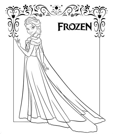 Elsa Fise De Colorat Cu Printese Planse De Colorat Cu Printese Disney