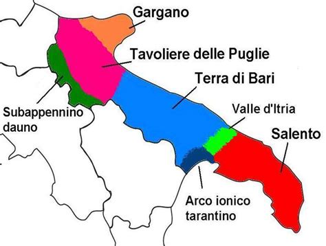 Cartina Puglia Mappa Puglia Cosa Vedere E Fare Puglia Cartina