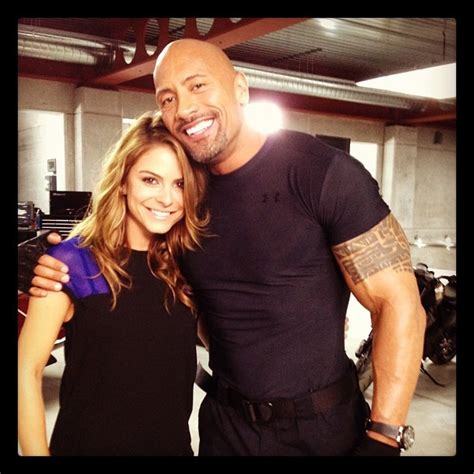 Maria Menounos And Dwayne “the Rock” Johnson Celeb Twitpics