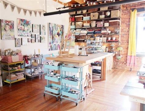 16 Inspiring Ideas For Organizing Your Craft Room Art Studio At Home