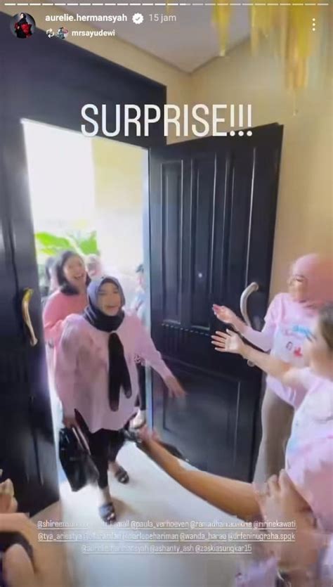8 Potret Baby Shower Aurel Hermansyah Yang Digelar Oleh Geng Cendol