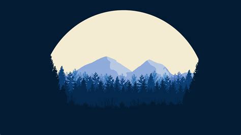 3840x2160 Minimalist Mountains 4k Hd 4k Wallpapers Images