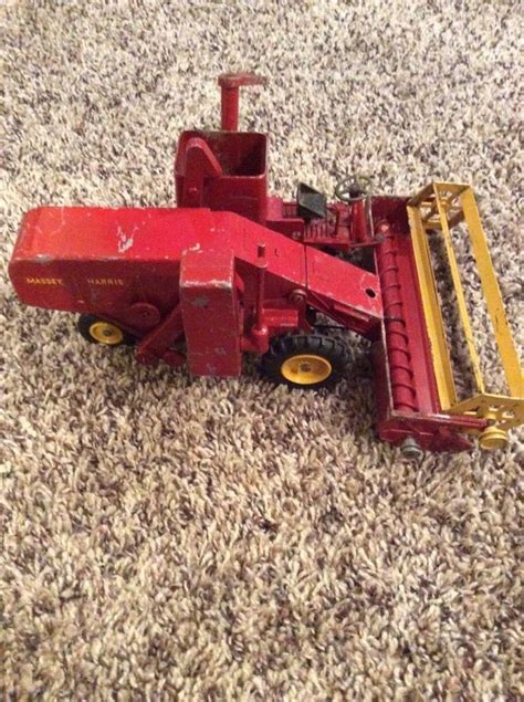 Massey Harris Clipper Combine Toy By Ruehl Vintage Farm Diecast