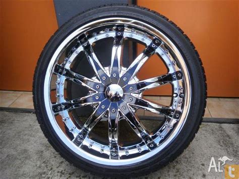 Wheels And Tyres Vct 20 Inch Chrome Alloy Wheels For Sale In Carramar