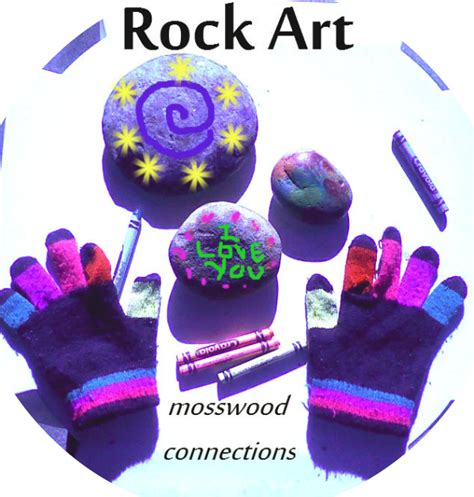 Rock Art Project - Mosswood Connections | Art projects, Art activities, Kids art projects