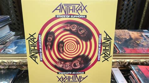 Anthrax State Of Euphoria Vinyl Photo Metal Kingdom