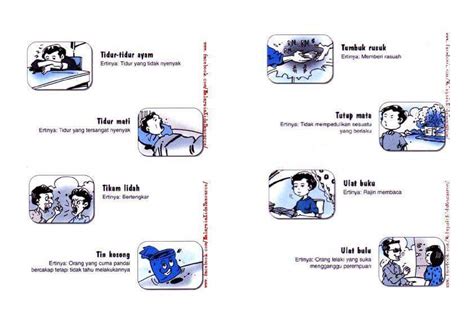 Besar kepala 6.bertikam lidah latihan simpulan bahasa bergambar ulat buku kaki. Muat Turun: Kamus Simpulan Bahasa Bergambar (Versi Penuh PDF)