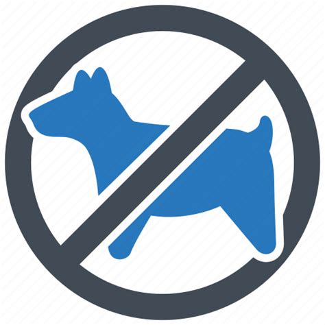 Animal, dog, forbidden, no pets allowed, pet icon ...