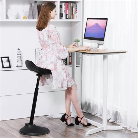 Adjustable Standing Desk Stool Home Office Furniture SONGMICS