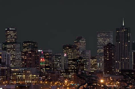 Hd Wallpaper Photography Of City Nightlife Denver Denver Skyline