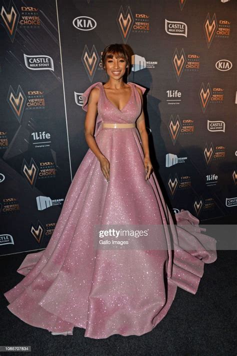 enhle maphumulo during the dstv mzansi viewer s choice awards event news photo getty images