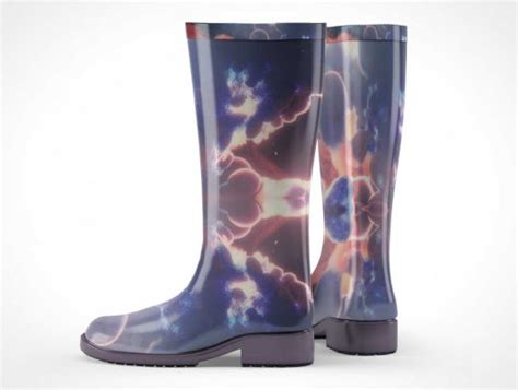 Download Rubber Rain Boots Left & Right Foot PSD Mockup - PSD Mockups