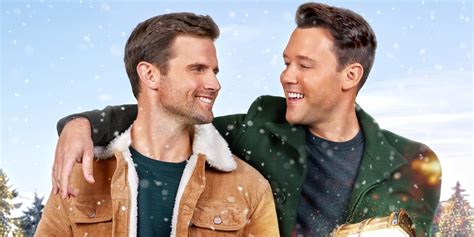 interview kyle dean massey and taylor frey talk starring in a christmas to treasure together