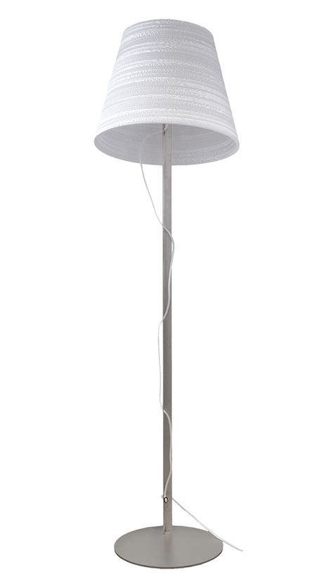 Tilt Scraplight White Floor Lamp Gessato Design Store