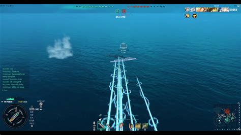 World Of Warships X Haifuri Mod Ribbon 05120 Fubuki Gameplay Youtube