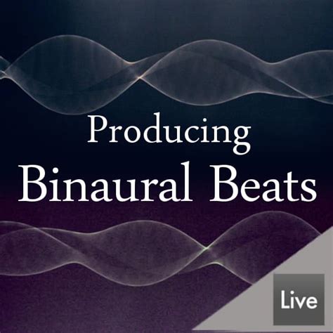 producing binaural beats subaqueous music