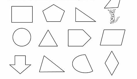 geometric shape worksheet