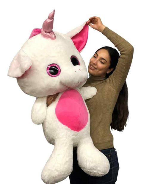Giant Stuffed Unicorn 40 Inches 102 Cm Soft Big Plush Animal Etsy