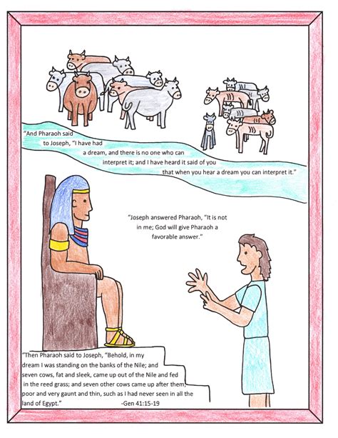 Fancy joseph coat many colors coloring page 82 with additional. Joseph the Dreamer Coloring Pages Part 2 - Drawn2BCreative