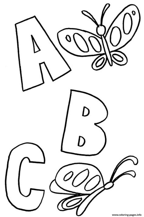 Abc Butterflies Alphabet S Printablee4df Coloring Page Printable