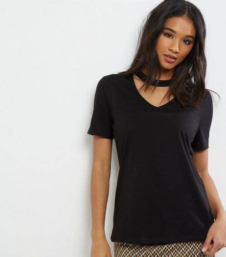Black Choker Neck Oversized T Shirt New Look New Look Fashion Fashion Mens Fashion Online